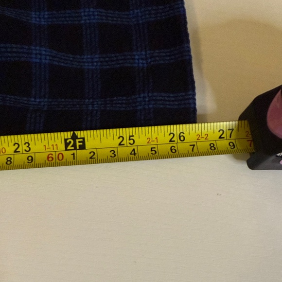 Stylish Blue Checkered Jumpsuit - Picture 7 of 8